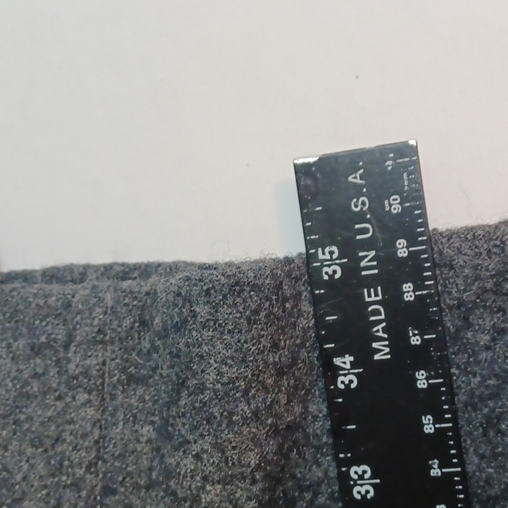 Renuar Ruffled Front Textured Gray Big Buttons Jacket M - Picture 8 of 8